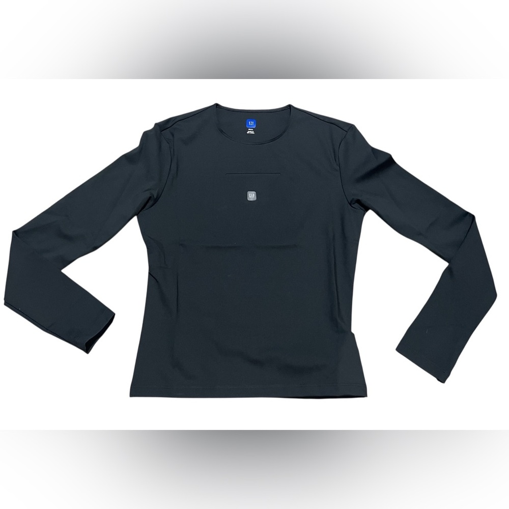 NWOT Yeezy Gap Second Skin long sleeve‎ women's top shirt tee black size small